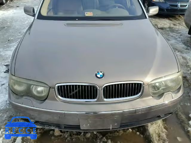 2003 BMW 745LI WBAGN63423DR16657 зображення 6