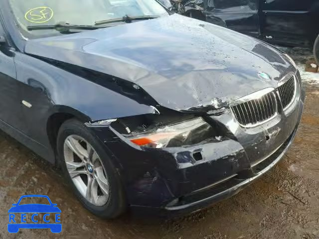 2008 BMW 328XI WBAVC93588K044284 зображення 8