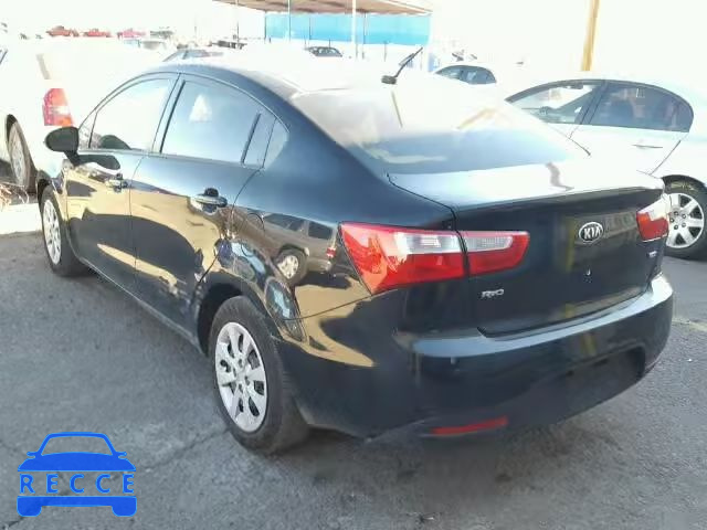2014 KIA RIO LX KNADM4A30E6350221 image 2