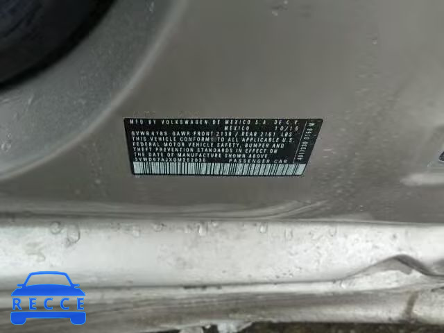 2016 VOLKSWAGEN JETTA SE 3VWD67AJXGM252035 image 9