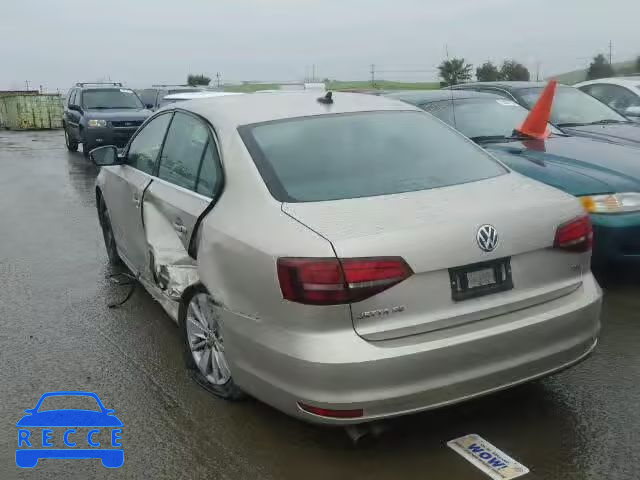 2016 VOLKSWAGEN JETTA SE 3VWD67AJXGM252035 image 2