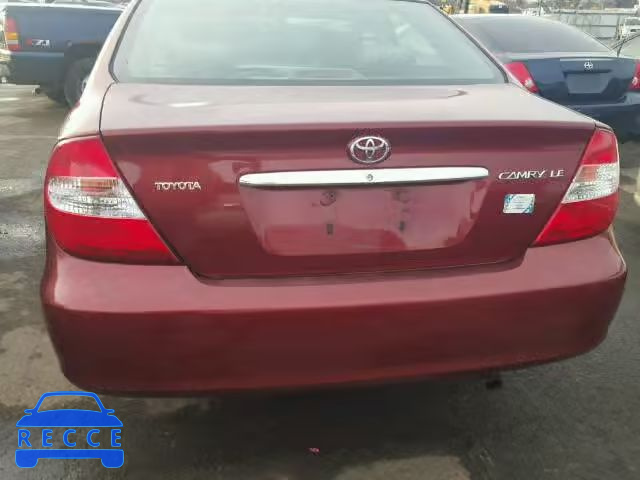 2002 TOYOTA CAMRY LE/X 4T1BE32K92U063521 image 9