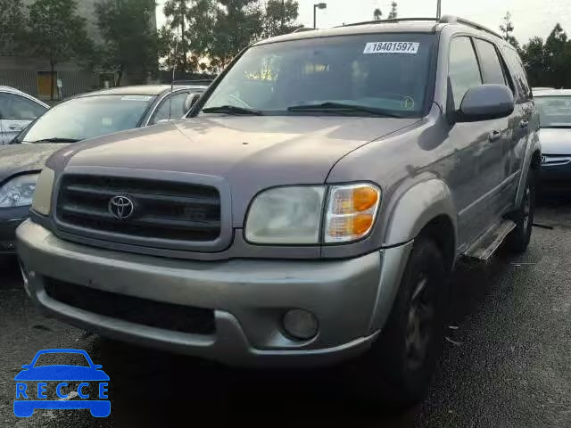 2002 TOYOTA SEQUOIA SR 5TDZT34A42S132939 image 1