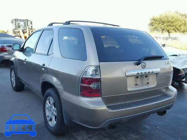 2005 ACURA MDX Touring 2HNYD18645H504120 зображення 2