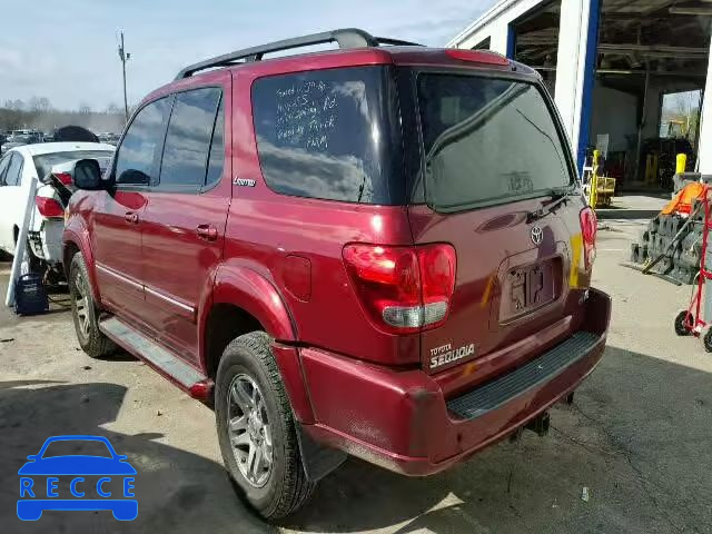 2007 TOYOTA SEQUOIA LI 5TDZT38A57S293642 зображення 2