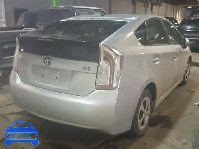 2014 TOYOTA PRIUS JTDKN3DU6E0367243 зображення 3