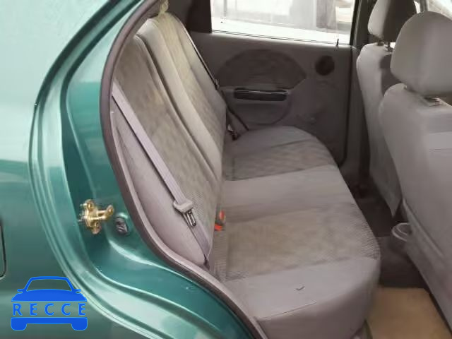 2004 CHEVROLET AVEO KL1TD526X4B139134 зображення 5