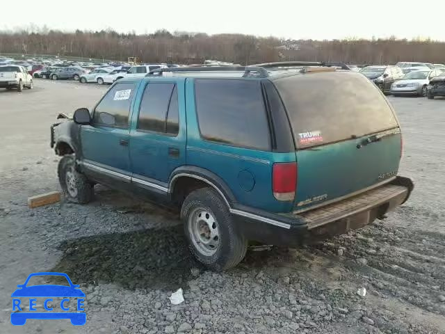 1996 CHEVROLET BLAZER 1GNDT13W7T2131201 зображення 2