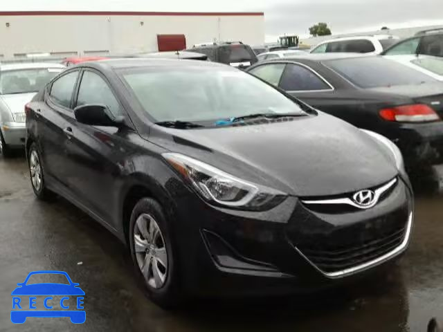 2016 HYUNDAI ELANTRA SE 5NPDH4AE1GH709187 зображення 0