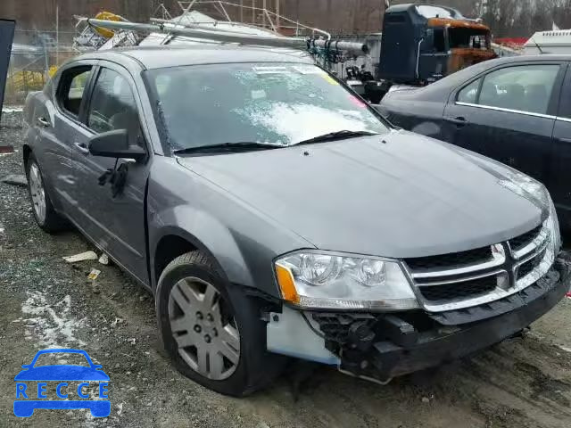 2012 DODGE AVENGER SE 1C3CDZAG2CN327819 image 0