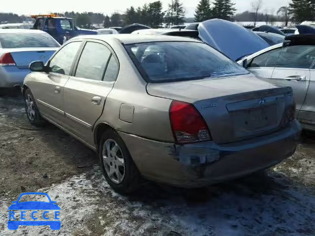 2006 HYUNDAI ELANTRA GL KMHDN46D06U246385 image 2