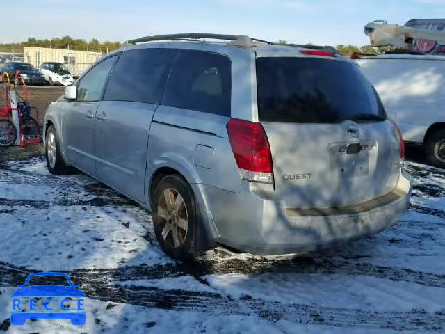 2005 NISSAN QUEST S/SE 5N1BV28U05N112039 Bild 2