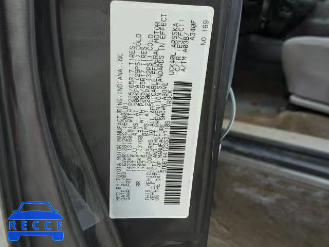 2003 TOYOTA TUNDRA ACC 5TBBT44123S377109 image 9