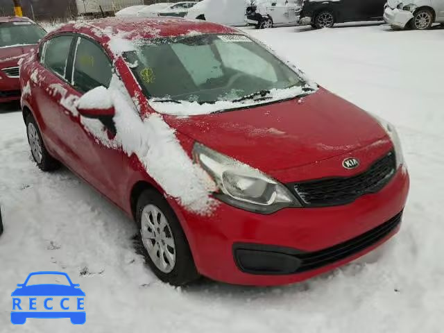 2013 KIA RIO LX KNADM4A3XD6203581 зображення 0