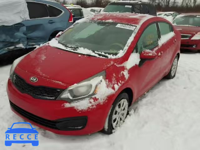 2013 KIA RIO LX KNADM4A3XD6203581 зображення 1