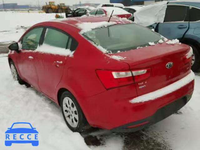 2013 KIA RIO LX KNADM4A3XD6203581 зображення 2