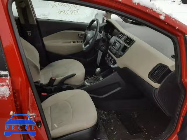 2013 KIA RIO LX KNADM4A3XD6203581 зображення 4