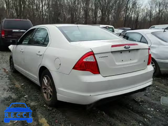 2012 FORD FUSION S 3FAHP0GA8CR149859 Bild 2