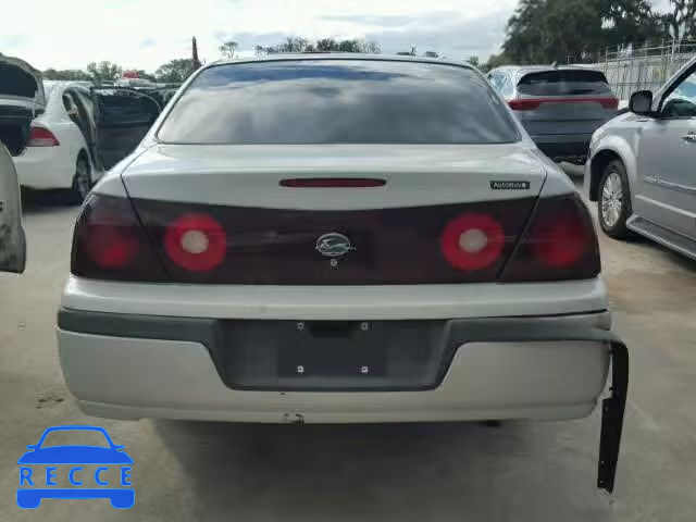 2003 CHEVROLET IMPALA 2G1WF52EX39263596 зображення 9