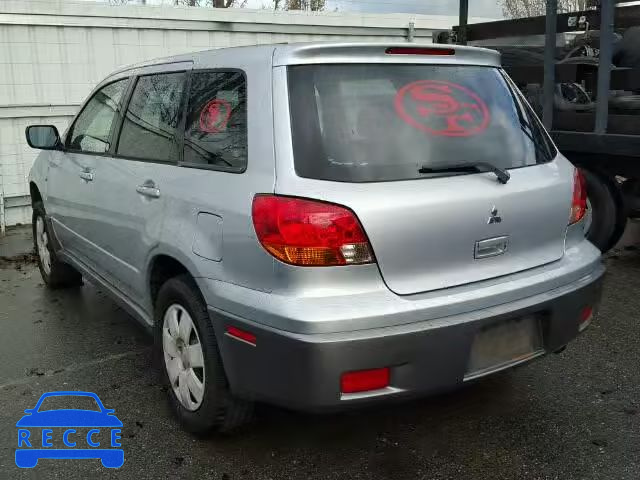 2004 MITSUBISHI OUTLANDER JA4LX31F24U002399 зображення 2