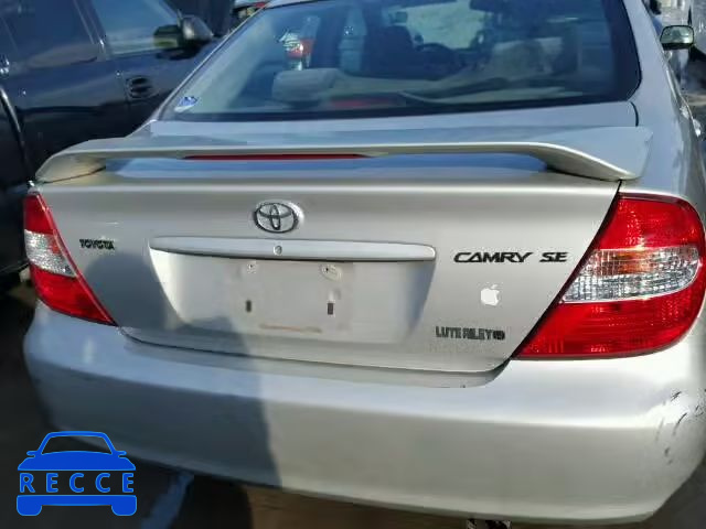 2004 TOYOTA CAMRY LE/X 4T1BE32KX4U379769 зображення 9