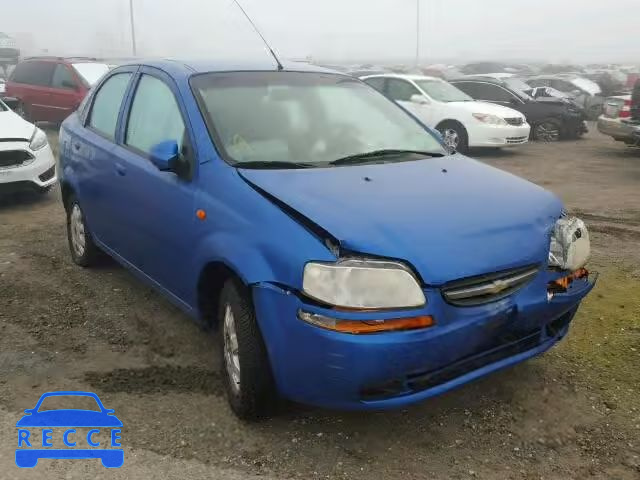 2004 CHEVROLET AVEO LS KL1TJ52624B209055 зображення 0