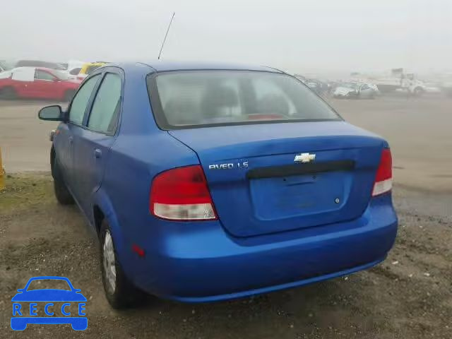 2004 CHEVROLET AVEO LS KL1TJ52624B209055 Bild 2