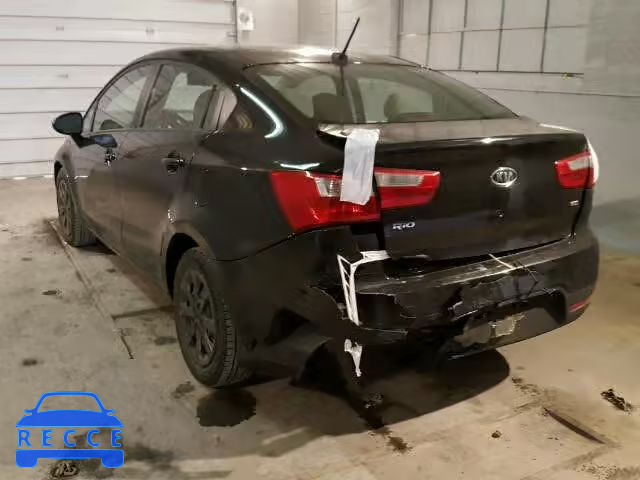 2012 KIA RIO LX KNADM4A35C6044824 image 2