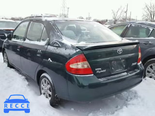 2002 TOYOTA PRIUS JT2BK18U720063785 image 2