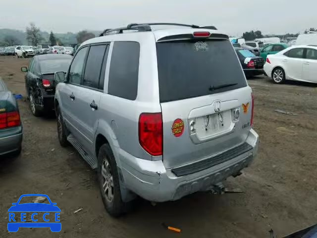 2004 HONDA PILOT EXL 2HKYF18784H614926 image 2