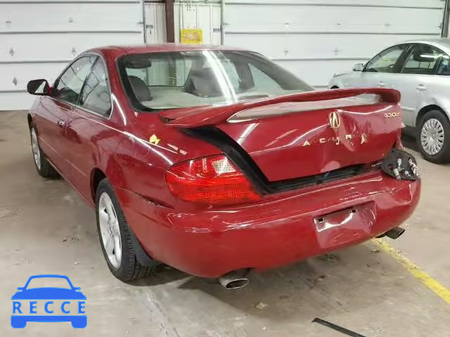 2001 ACURA 3.2 CL TYP 19UYA426X1A007799 image 2