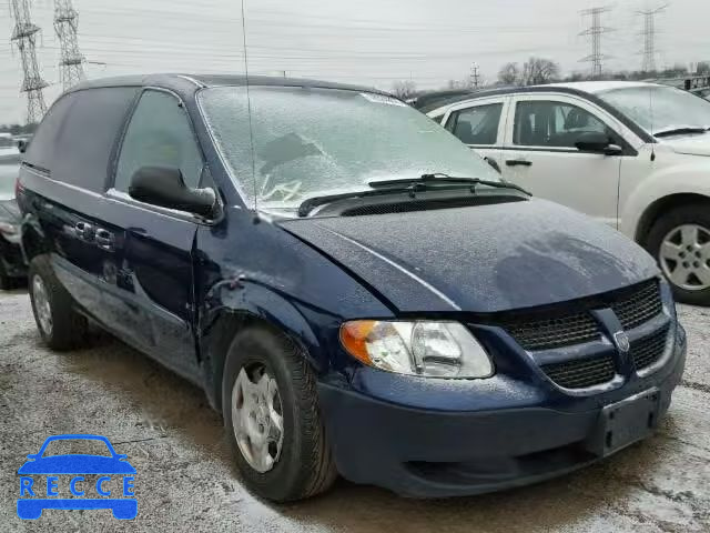 2003 DODGE CARAVAN SE 1D4GP25393B298052 image 0