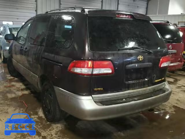 2001 TOYOTA SIENNA 4T3ZF13C91U385766 Bild 2