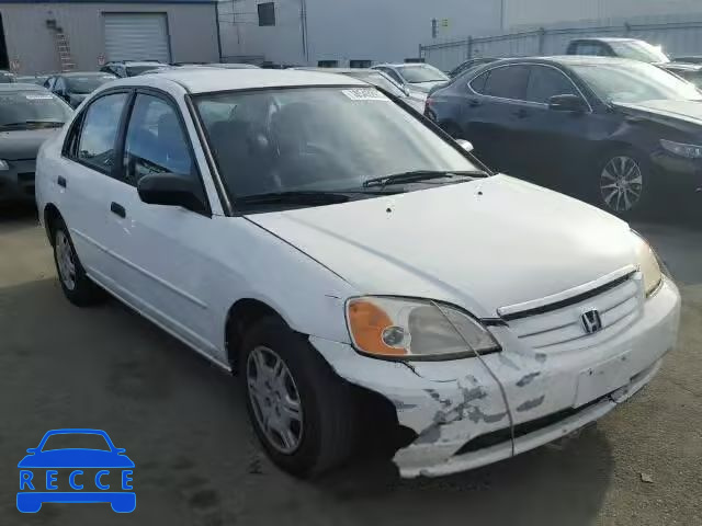 2001 HONDA CIVIC LX JHMES16521S007089 image 0