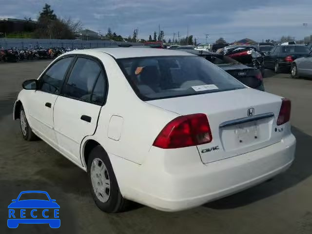 2001 HONDA CIVIC LX JHMES16521S007089 image 2