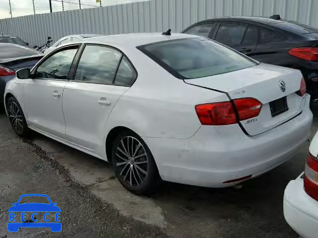 2011 VOLKSWAGEN JETTA SE 3VWDZ7AJ3BM372971 image 2