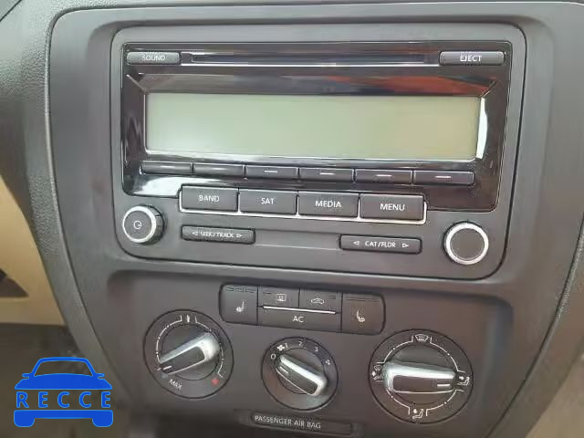 2011 VOLKSWAGEN JETTA SE 3VWDZ7AJ3BM372971 image 8