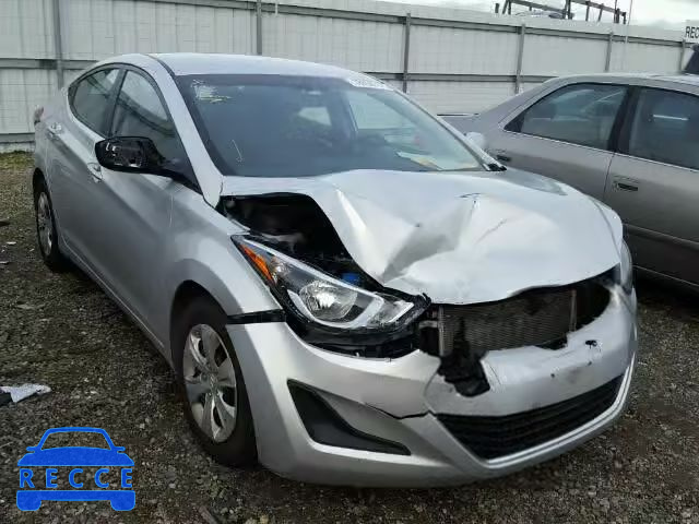 2016 HYUNDAI ELANTRA SE 5NPDH4AE5GH710245 зображення 0