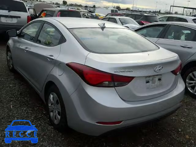 2016 HYUNDAI ELANTRA SE 5NPDH4AE5GH710245 image 2