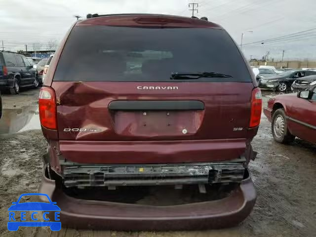 2003 DODGE CARAVAN SE 1D4GP25343B109775 image 9