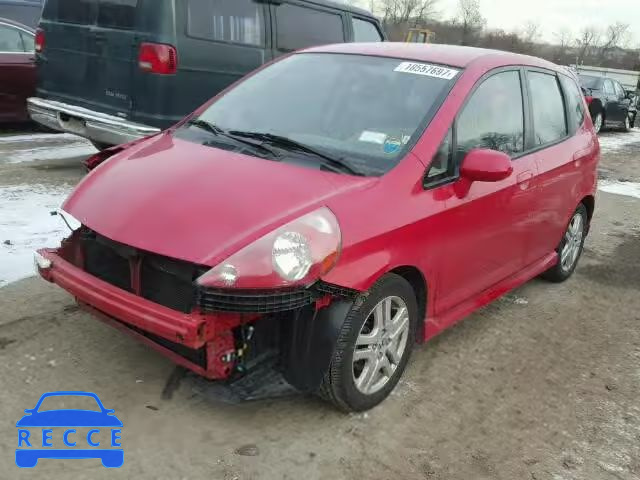 2008 HONDA FIT SPORT JHMGD38678S032309 image 1