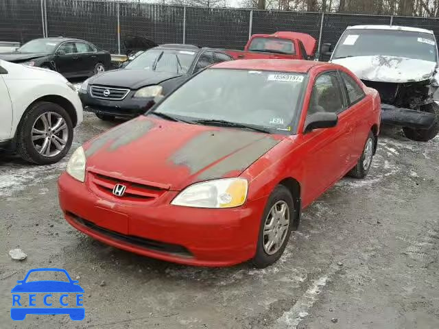 2002 HONDA CIVIC LX 1HGEM22552L062401 Bild 1