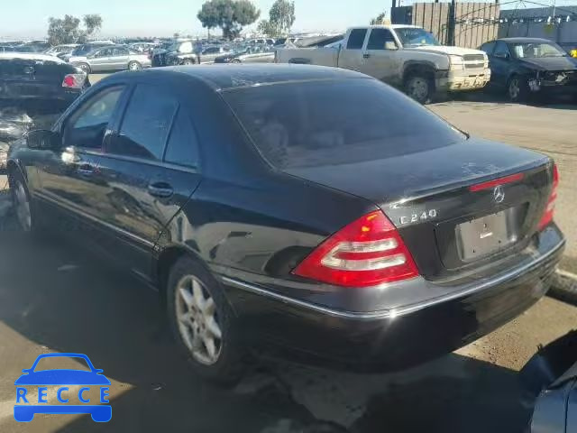 2003 MERCEDES-BENZ C240 WDBRF61J53F353026 зображення 2