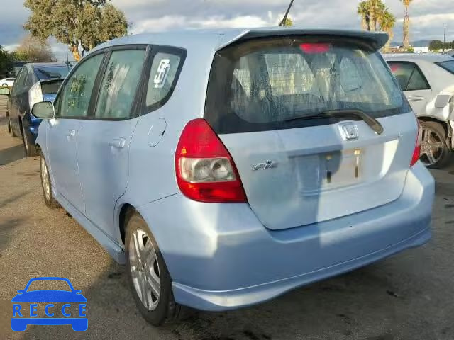 2008 HONDA FIT SPORT JHMGD38638S037202 image 2