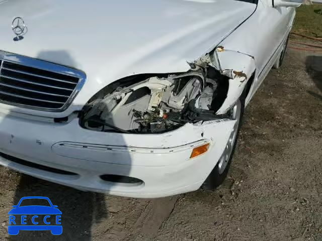 2000 MERCEDES-BENZ S430 WDBNG70J0YA129105 зображення 9