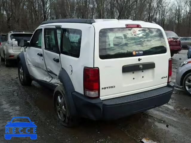 2007 DODGE NITRO SXT 1D8GU28K47W601277 image 2