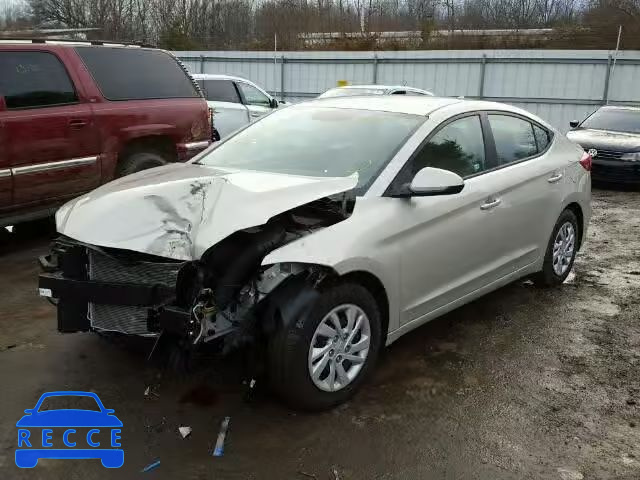 2017 HYUNDAI ELANTRA SE 5NPD74LF9HH077274 image 1