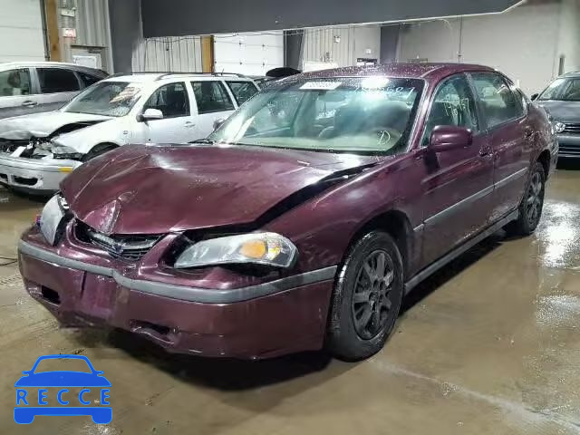 2004 CHEVROLET IMPALA 2G1WF52E149296083 зображення 1