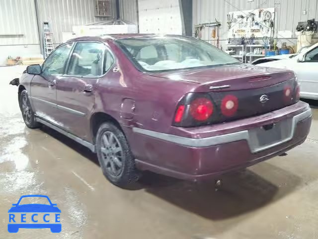 2004 CHEVROLET IMPALA 2G1WF52E149296083 зображення 2