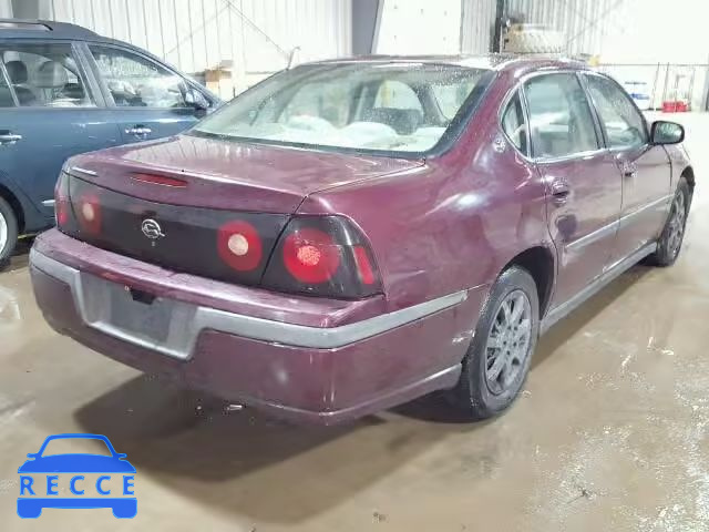 2004 CHEVROLET IMPALA 2G1WF52E149296083 зображення 3